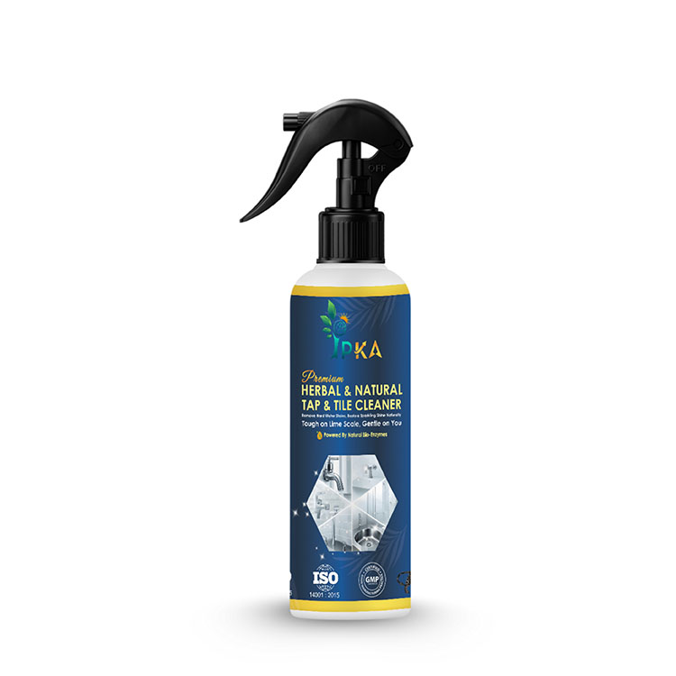 premium herbal and natural tap and tile cleaner spray