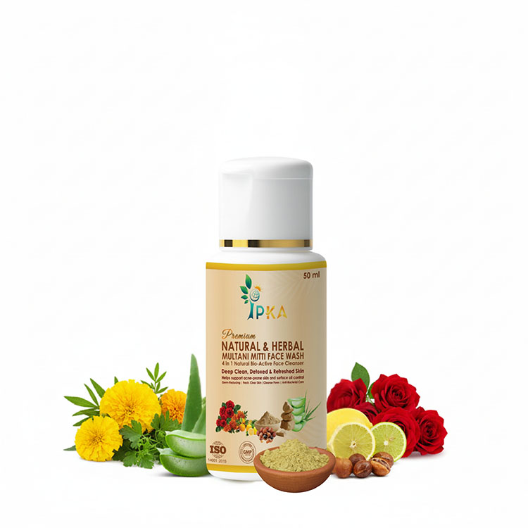 premium natural and herbal multani mitti face wash