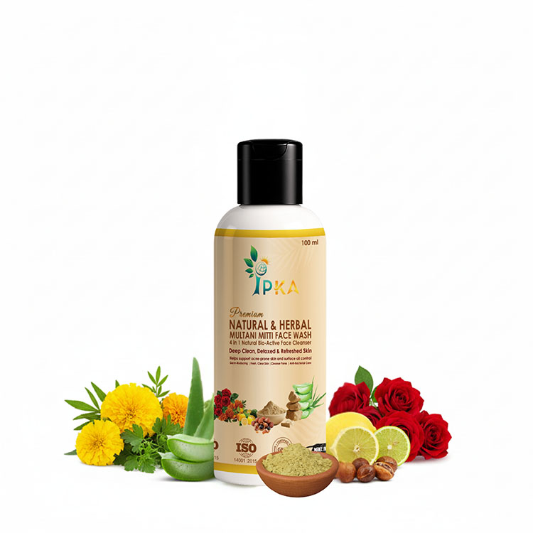 premium natural and herbal multani mitti face wash