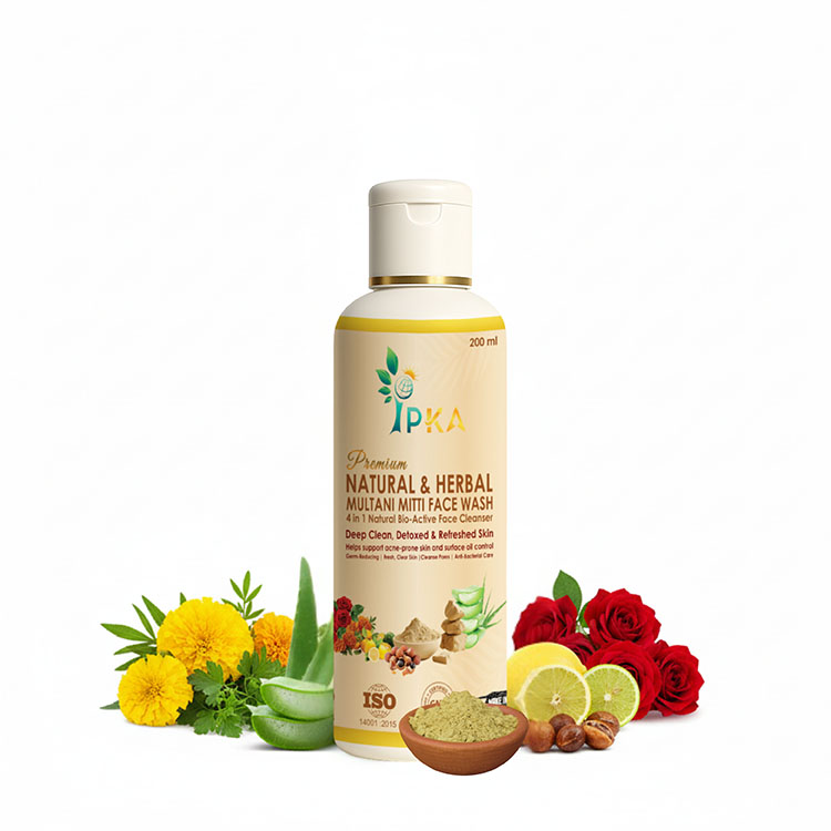 premium natural and herbal multani mitti face wash